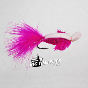 Foam Top Wog - Pink - Pollywog - Coho Silver Salmon Alaska - Fly Fishing Flies