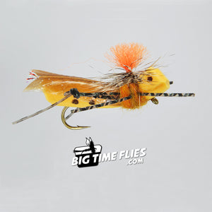 Frankenhopper - Golden - Grasshopper Dry - Terrestrials - Trout Fly Fishing Flies
