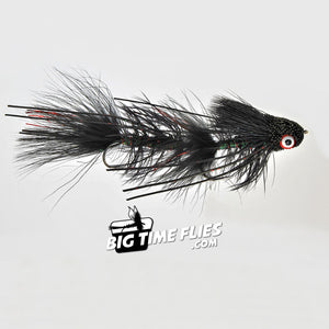 Galloup's Dungeon - Black - Articulated - Trout Streamers - Fly Fishing Flies