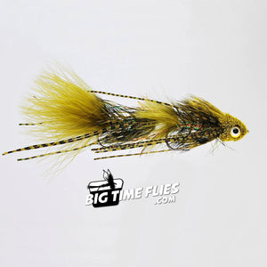 Buy Streamer Pattern Shimmer Minnow Olive Fly Fishing Trout