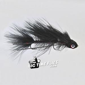 Galloup's Mini Dungeon - Black - Articulated Streamers - Trout - Fly Fishing Flies