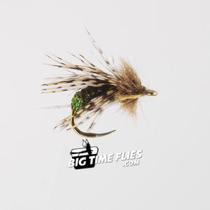 Graphic Caddis - Pupa and Larva - Trout Nymphs - Fly Fishing Flies