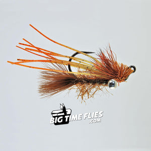 The Great Carpholio Jig - Brown - Warmwater - Bass and Carp - Fly Fishing Flies