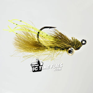 The Great Carpholio Jig - Olive - Carp, Bass, Warmwater - Fly Fishing Flies