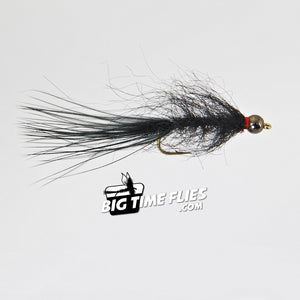 Hale Bopp Leech - Bead Head - Black - Stillwater Trout - Fly Fishing Flies