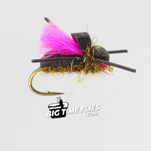 Hamburgler - Black - Trout Fly Fishing Dry Flies Attractor Terrestrials 
