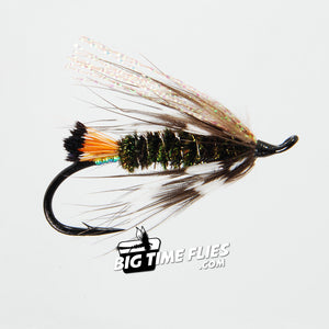 Kylebooker 64pcs Flies Trout Steelhead Salmon Fishing Flies Barbed Bar