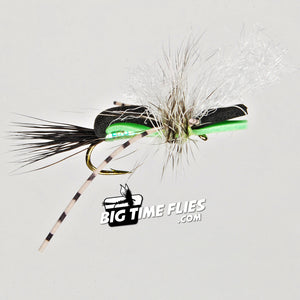 Hippie Stomper - Lime Green  - Trout Fly Fishing Flies Dry Flies Stonefly