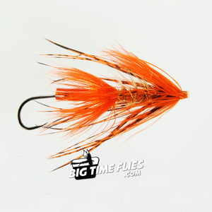 Hobit Spey - Orange - Steelhead Fly Fishing Flies Tubeflies