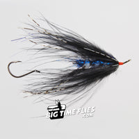 Hoh Bo Spey - Black and Blue - Steelhead Articulated Fly Fishing Flies