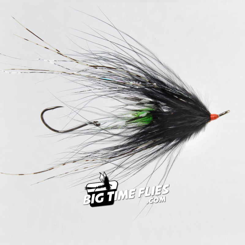 Hoh Bo Spey - Black and Chartreuse — product photo
