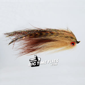 Home Invader - Olive Grizzly - Tan Brown - Big Streamers - Fly Fishing Flies