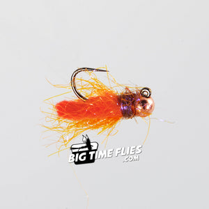 Horodysky's Mini Mopsicle - Orange - Jig Nymph - Caddis - Euro - Fly Fishing Flies