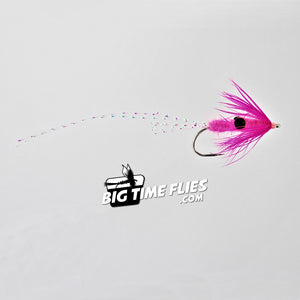 ITR Shrimp - Pink - Coho Silver Humpy - Saltwater Salmon - Fly Fishing Flies