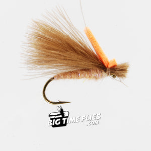 Jakes Hi Vis Caddis - UV Tan - Trout Fly Fishing Dry Flies Caddis