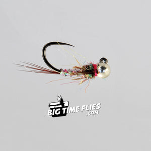 Jig Lightning Bug - Pearl - Euro Nymph - Fly Fishing Flies