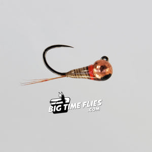 Perdigon Jig - Quill and Fluorescent Orange - Euro Nymph - Fly Fishing Flies