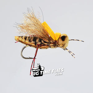 KK's Henneberry Hopper - Tan - Grasshopper Terrestrial - Fly Fishing Flies