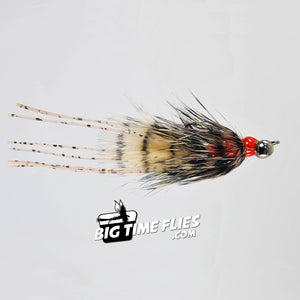 Krueger's Mardi-Craw - Tan - Bass Crayfish Crawdad - Fly Fishing Flies