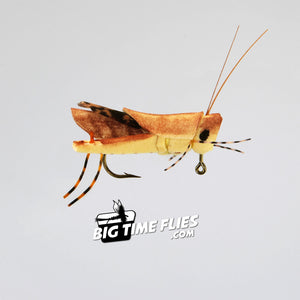 Kurt's Mini Head Turner - Cream - Grasshopper Hopper - Dry - Fly Fishing Flies