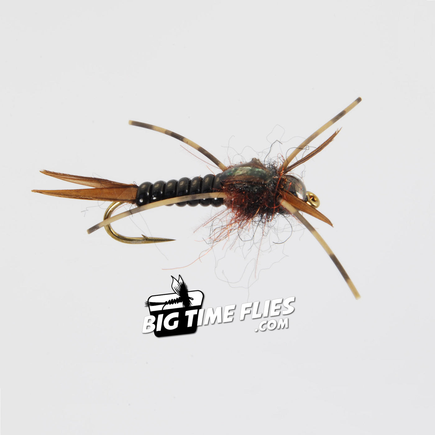 Micro Stonefly Micro-Stone - Dark Stone | BigTimeFlies