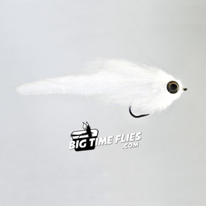 Mini Dragon Tail - White - Streamers - Fly Fishing Flies