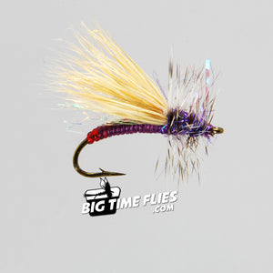 Garcia's Mini Hot Purple  - Trout Fly Fishing Dry Flies Attractor 
