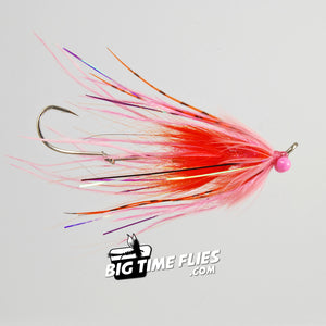 Mini Intruder Hot Pink  - Salmon Steelhead Fly Fishing Flies Intruder