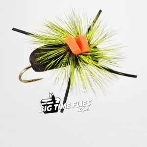 Monster Beetle - Black Green - Chile, Argentina, New Zealand - Trout Fly Fishing Flies