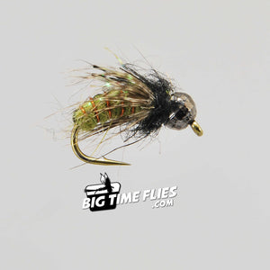 Morrish Super Pupa - Tungsten - Olive - Caddis Larva and Pupa Fly Fishing Flies