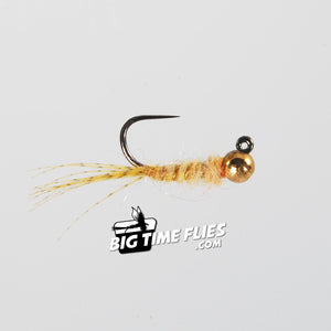 Ouellette's Peaches and Cream - Euro Jig Nymph - Trout - Fly Fishing Flies