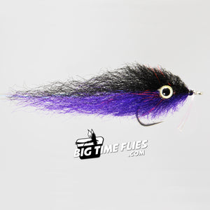 EP Peanut Butter - Enrico Puglisi - Black and Purple - Saltwater Fly Fishing Flies