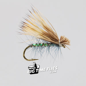 Pearl and Elk Hair Caddis - Trout Fly Fishing Dry Flies