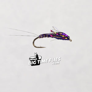 Pennington's Body Quill Baetis - Purple - BWO Mayfly Nymphs - Fly Fishing Flies