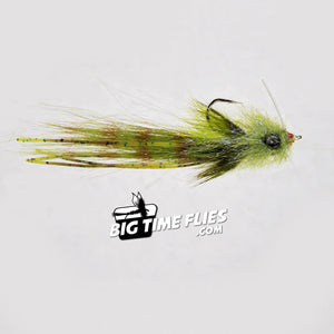 Peterson's UV Shrimp - Olive - Saltwater Flats Redfish Snook Speckled Trout - Fly Fishing Flies