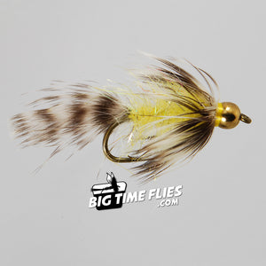 Raccoon - Yellow - Trout Fly Fishing Streamers