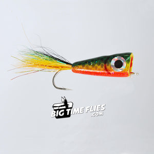 Rainy's CB Bubble Head - Firetiger - Bass Popper - Fly Fishing Flies