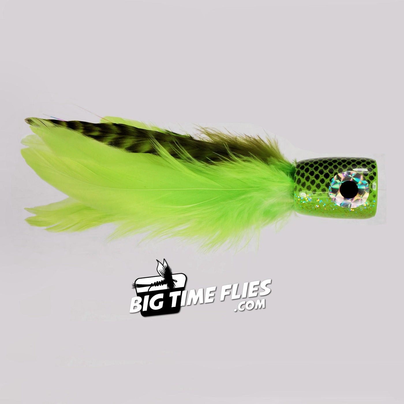 Rainy's CB Poppin' Feather-Head - Chartreuse – BigTimeFlies