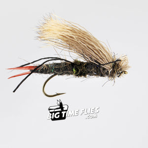 Rainy's X-Fly - Cat Puke - Black Stone - Stoneflies Dry - Fly Fishing Flies