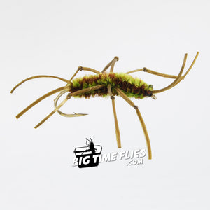 Restless Stone - Dark Brown & Olive - Skwala Stonefly Nymph - Fly Fishing Flies