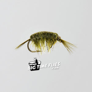 RIO's Scud - Dark Olive - Scuds Freshwater Shrimp - Fly Fishing Flies