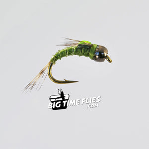 Phil Rowley's Lickety Split - Olive - Tungsten Bead Head Nymphs - Fly Fishing Flies