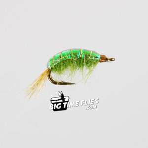 Scud - Bright Olive Green - Fly Fishing Flies