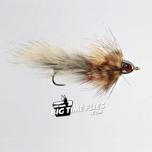 Sculpzilla Junior Jr. - Natural Gray Tan - Articulated Streamers - Fly Fishing Flies