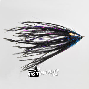 Aqua Flies - Senyo OCD - Black - Steelhead Ostrich Fly Fishing Flies