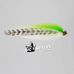 Shock and Awe - Foxy Chartreuse - Tube Fly - Fly Fishing Flies