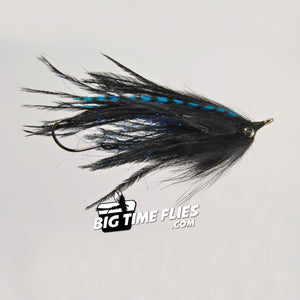 Signature Mini Intruder - Black/Blue - Steelhead Fly Fishing Flies 