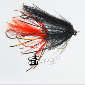 Brian Silvey Mini Extractor - Black & Orange - Steelhead - Fly Fishing Flies