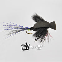 Ska-Opper - Black - Steelhead Skating Waking - Dry - Fly Fishing Flies