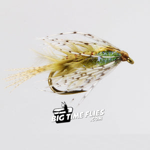 Slow Water Emerger - Olive - Trout Fly Fishing Soft Hackles
